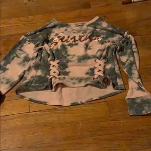 A long sleeve girls shirt